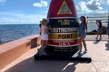 The southernmost point of the United States - Key West
