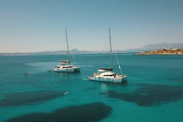 Luxury Catamaran Sunset Cruise from Heraklion