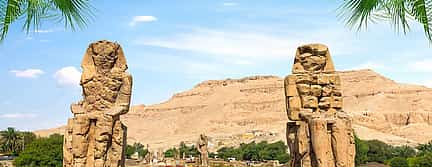 Foto 2 Besichtigung der Kolosse von Memnon von Luxor aus