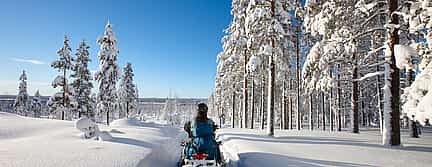Photo 3 Small Group Snowmobile Driving in Nature