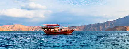 Photo 2 Omani Dhow Traditional Wooden-hulled Arabian Boat