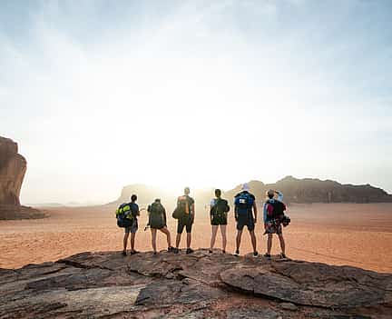 Photo 2 Hiking to Jebel Um Adaami with Overnight in the Desert Private Tour