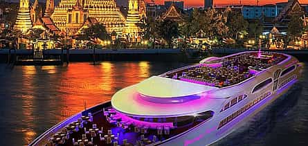 Фото 2 Роскошный круиз с ужином с живой музыкой и шоу в Бангкоке Grand Pearl