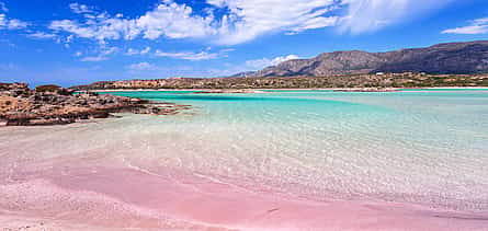 Foto 2 Laguna azul de Elafonisi con arena rosa desde Heraklion