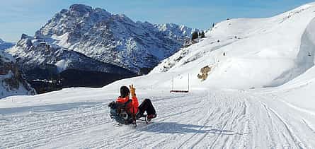 Photo 2 Snowshoe and Sled Tour in the Dolomites from Bolzano