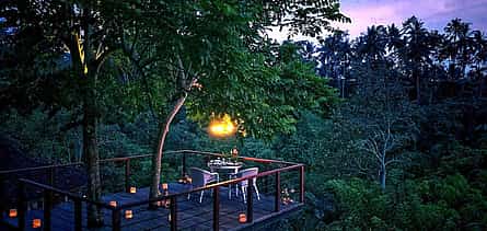 Фото 2 Романтический ужин на палубе лесного дерева