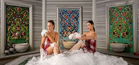 Фото 2 Эксклюзивные турецкие бани и спа для женщин Ultra Deluxe с массажем горячими камнями и трансфером в обе стороны