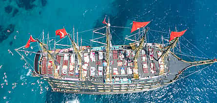 Photo 2 Alanya Pirate Yacht Tour: Legend Big Kral Experience from Side