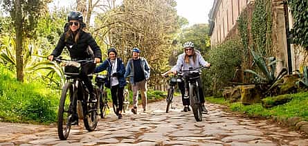 Photo 2 Deluxe Appian Way Bike Tour with Catacombs Visit, Traditional Lunch and Aqueducts Tour