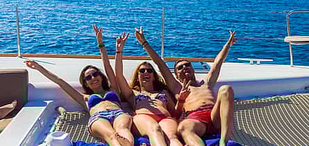 Photo 2 Santorini Classic Sunset Catamaran Cruise with BBQ, Drinks & Transfers