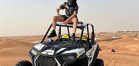 Photo 2 Dubai: 30 Mins Dune Buggy Safari Tour in Red Dunes with BBQ Dinner