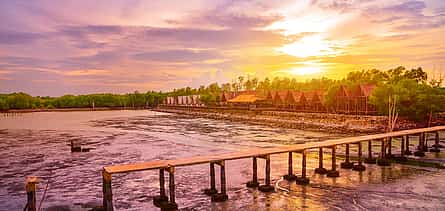 Photo 2 Floating and Railway Market, Coconut and Salt Farm from Bangkok (Private Tour)