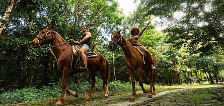 照片 2 Horseback Riding & ATV Jungle Adventure with Zipline, Cenote & Tequila Tasting 