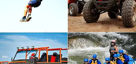 Photo 2 Four in One Combo Adventure Tour: Rafting, Zip-lining, Jeep- & Quad Safari with Roundtrip Transfer from Alanya
