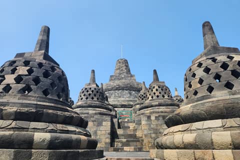 Borobudur Sunrise, Merapi Volcano and Prambanan Full Day Tour