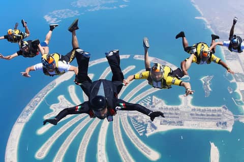 Skydive Dubai at Palm Drop Zone