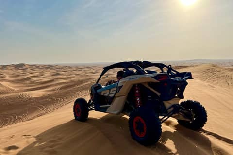 Morning 1000SS desert buggy ride with transfers from Dubai, Sharjah and Ajman