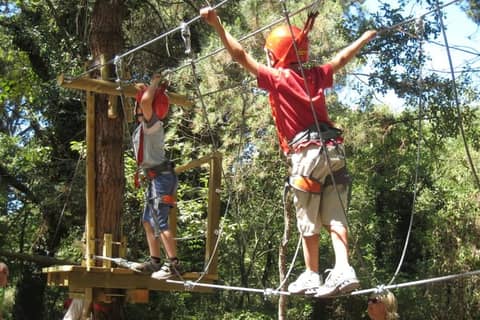 Entrance to Cerviavventura: adventure park for the whole family