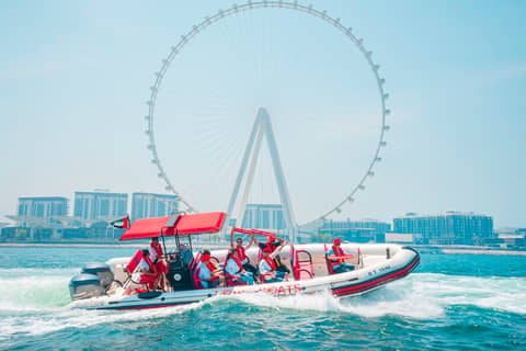 60-minute Speedboat Tour in Dubai Marina, JBR & Ain Dubai