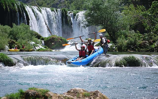 Croatia, Kaštel Žegarski, Zrmanja Canoe Safari