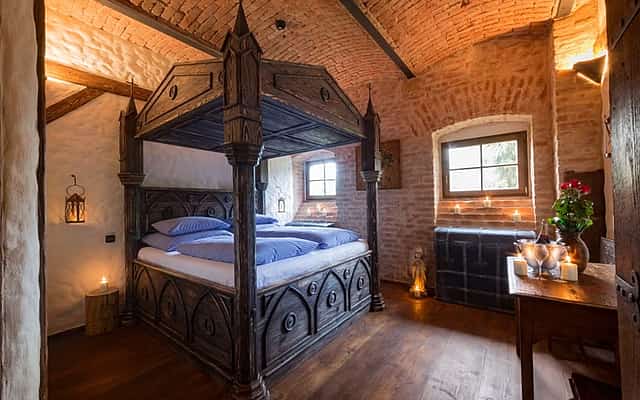 Night in Haunted Medieval Hotel with Ghosts