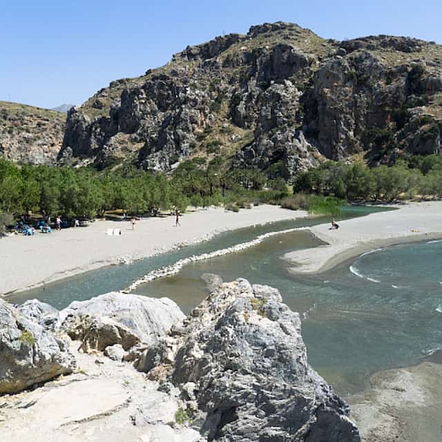 Tour of Preveli and Damnoni Beaches and Plakias from Rethymno