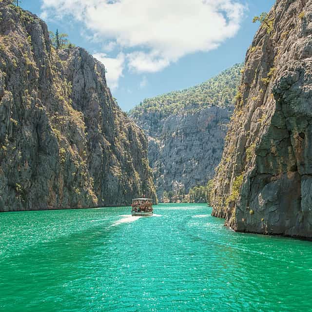"Green Canyon Boat Tour met Lunch en Frisdrank vanuit Belek"
