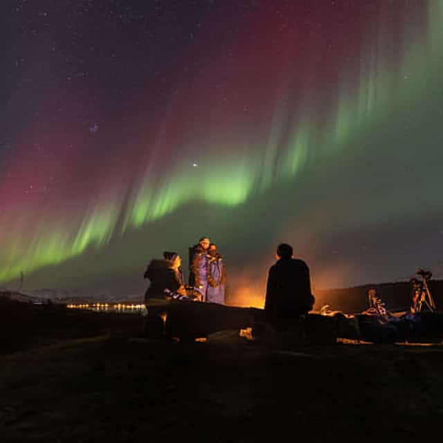 Northern Lights Tour by minibus in Tromsø