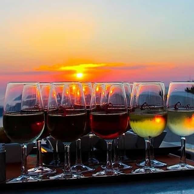 Santorini Wine Tasting on Sunset