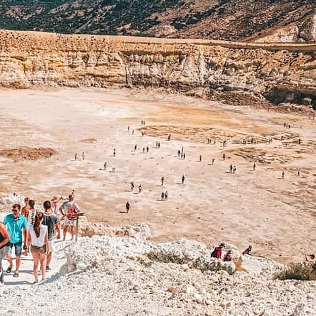 Nisyros Sopečný ostrov
