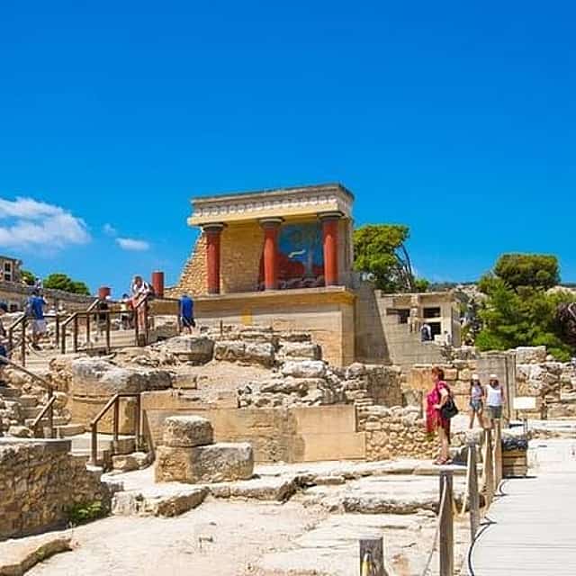 Wycieczka do Muzeum w Knossos i Heraklionu z Rethymno