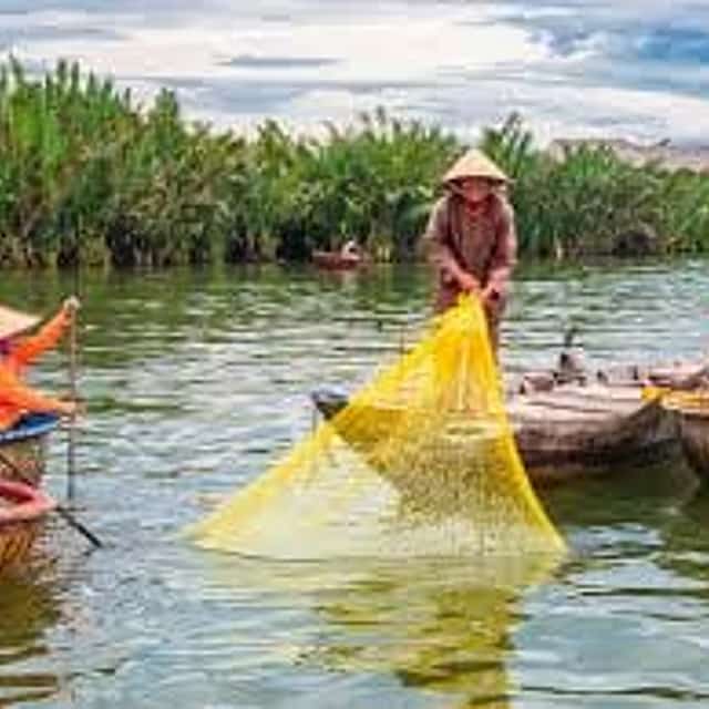 Hoian Town Tour With Basket Boat & Lantern Release From Danang