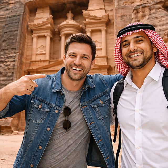 "رحلة خاصة إلى البتراء من عمّان - أسطول جديد تمامًا لعام 2026"
