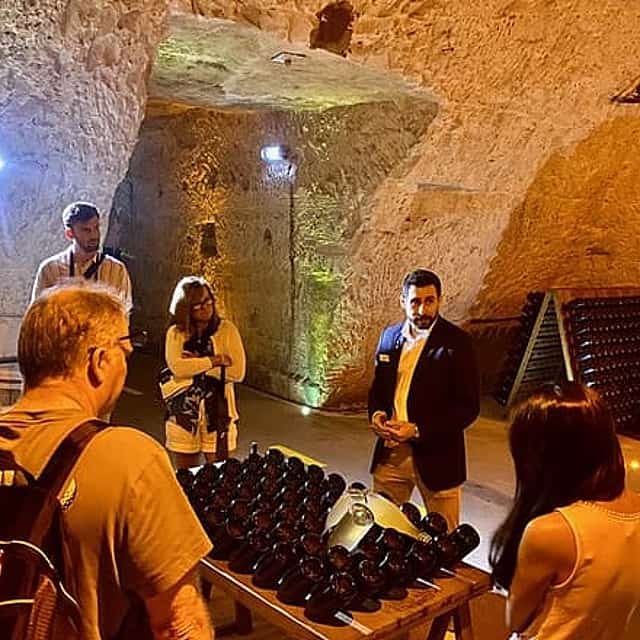 GRAND VINTAGE Taittinger Veuve Clicquot Cellars & Tastings trip.