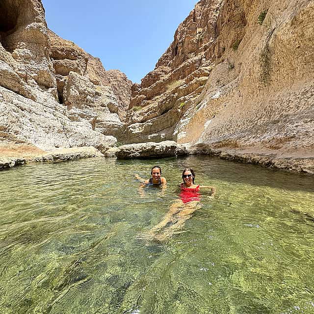 From Muscat: Wadi Shab and Bimmah Sinkhole Full-Day Tour