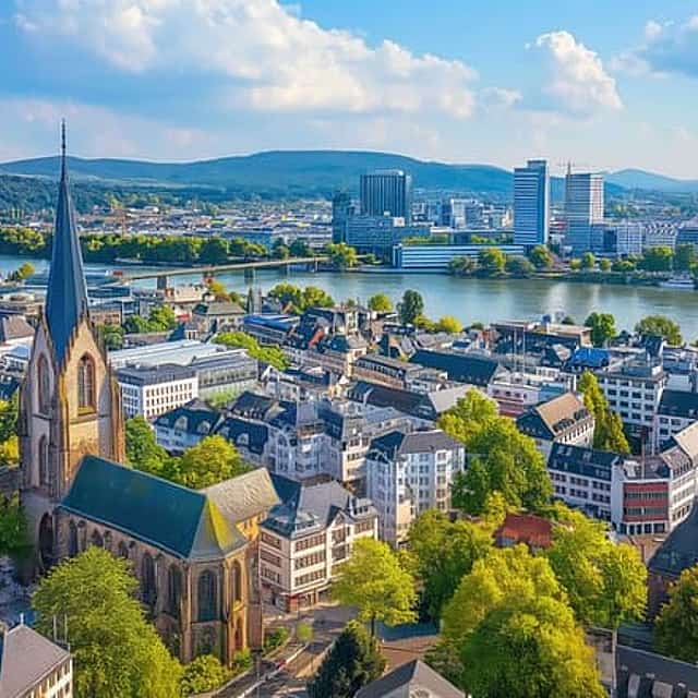 Privétransfer van Brussel naar Bonn met een sightseeingstop van 2 uur