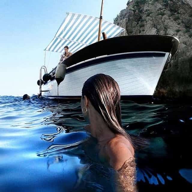 Capri: 2 hour private boat tour, swim, relax & explore hidden gems