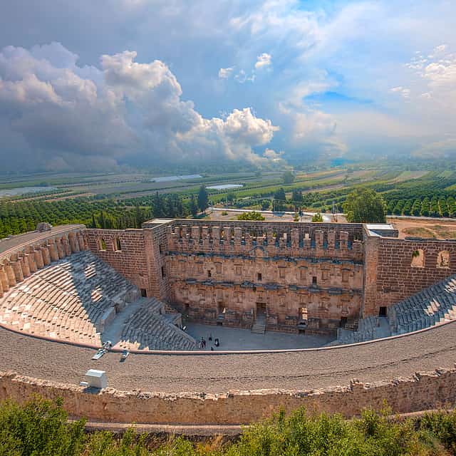 Visite d'une journée complète de Perge, Aspendos et Side au départ d'Antalya