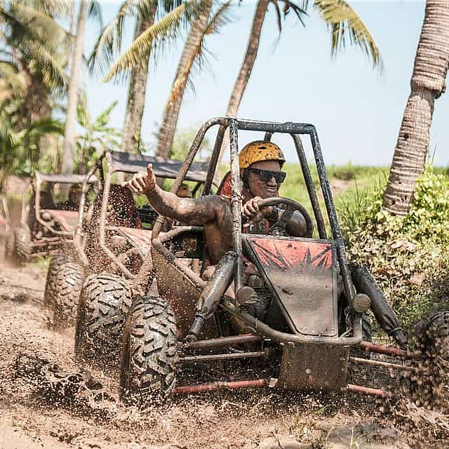 Bali: Exclusive Combo Thrilling Adventure of UTV/BUGGY + River Rafting + Swing Experience