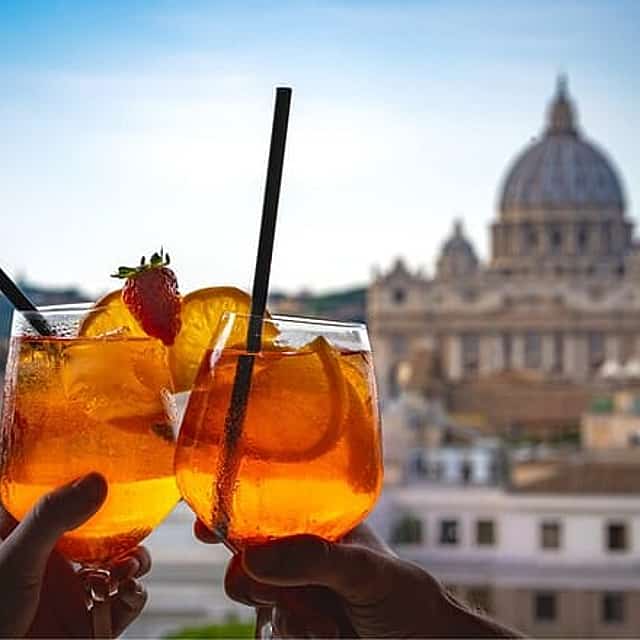 Rom Aperitivo Foodie Privattour mit Blick auf den Vatikan und Getränken