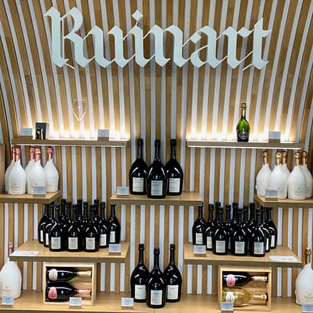 GRAND VINTAGE Ruinart Veuve Clicquot Private Champagne from Paris.