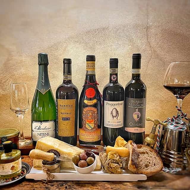 ROME DELUXE FOOD TASTING WITH 5 WINES PAIRING