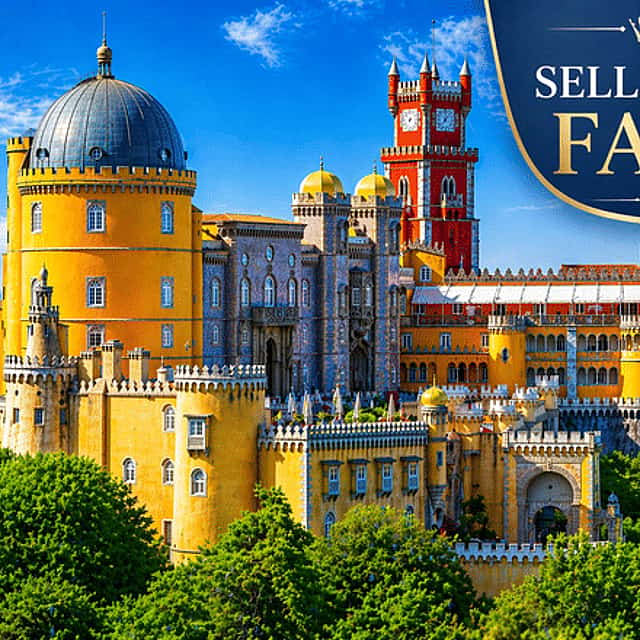 From Lisbon: Sintra Full Day Pena Palace, Regaleira & Monserrate