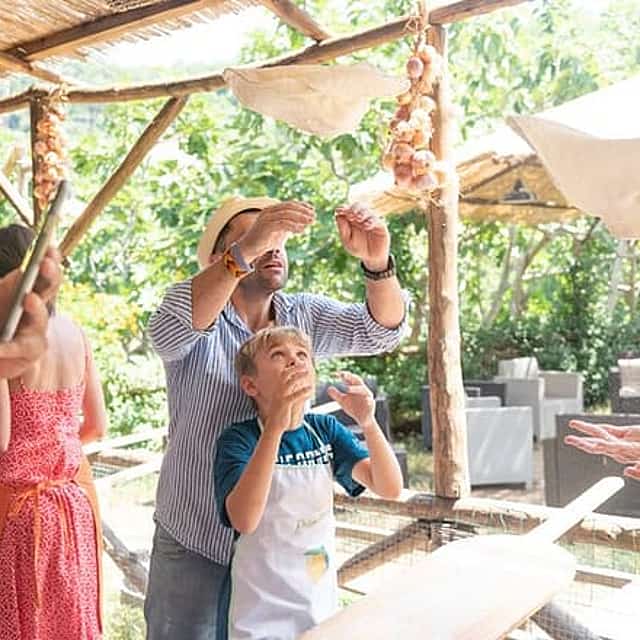 Pizza School with Wine and Limoncello Tasting in a Local Farm