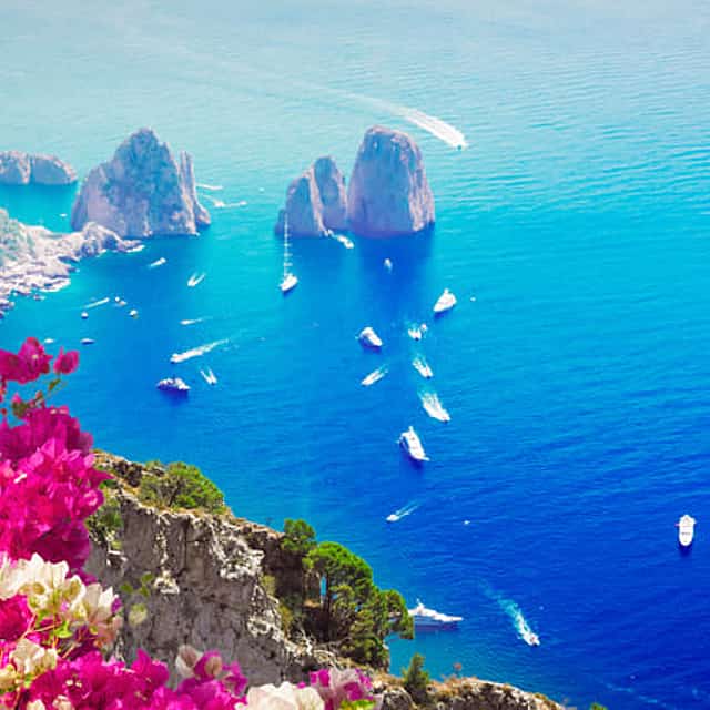Capri and the Sorrento Peninsula discovery boat tour in a small group from Sorrento - maximum 12 people