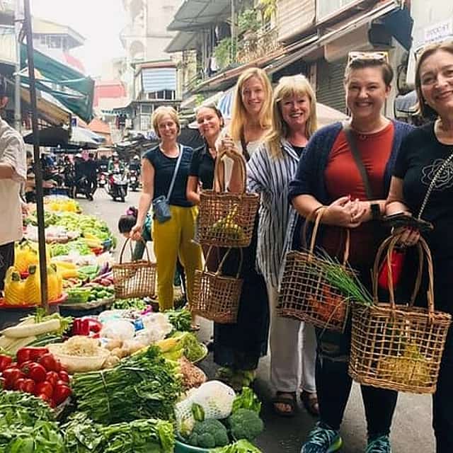 Hanoi Cooking Class: Local Market, Local Food & Local Restaurant.