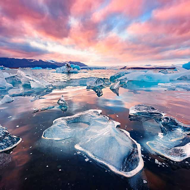 Sørkysten, Jökulsárlón brelagune og Diamantstranden
