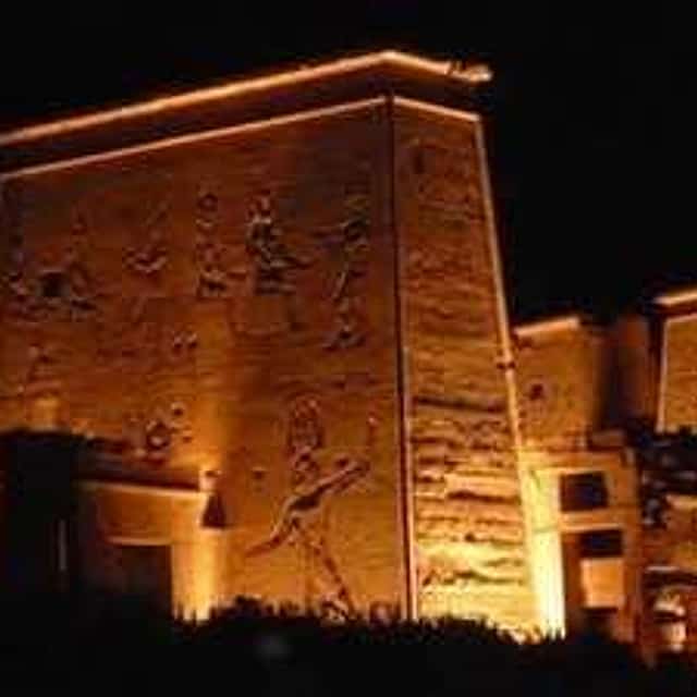 Philae sound and lights show
