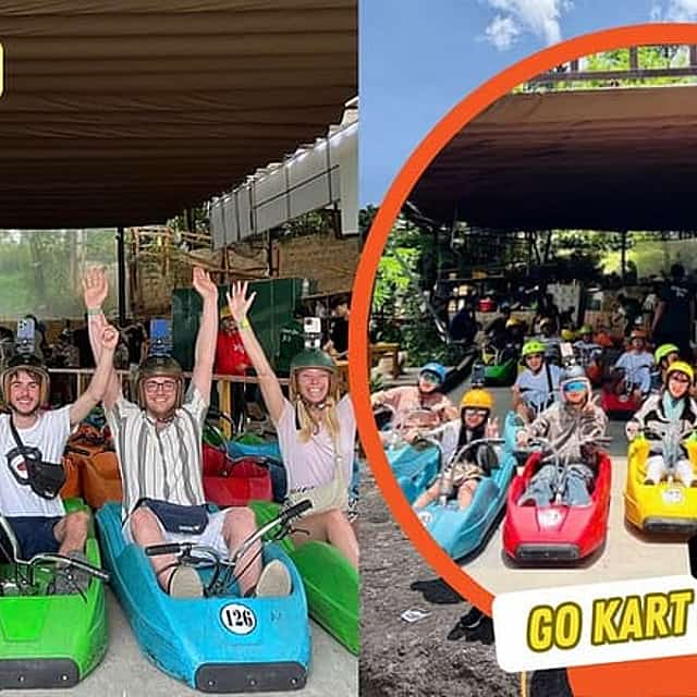 Dalat: Alpine Coaster, Rainbow Sliding, Crazy house & Luge Kart