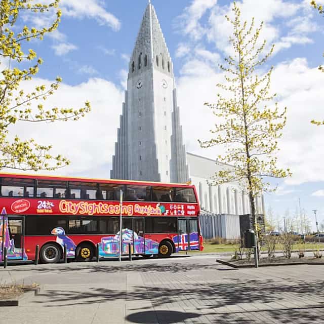 City Sightseeing Hop-on Hop-off Bus Tour of Reykjavik